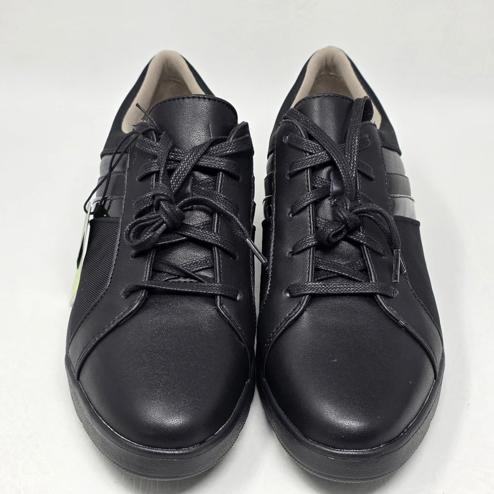 ROCKPORT WOMENS Trainers TM LILLIE LAYERED CH5390 BLACK SIZE 9.5 NEW